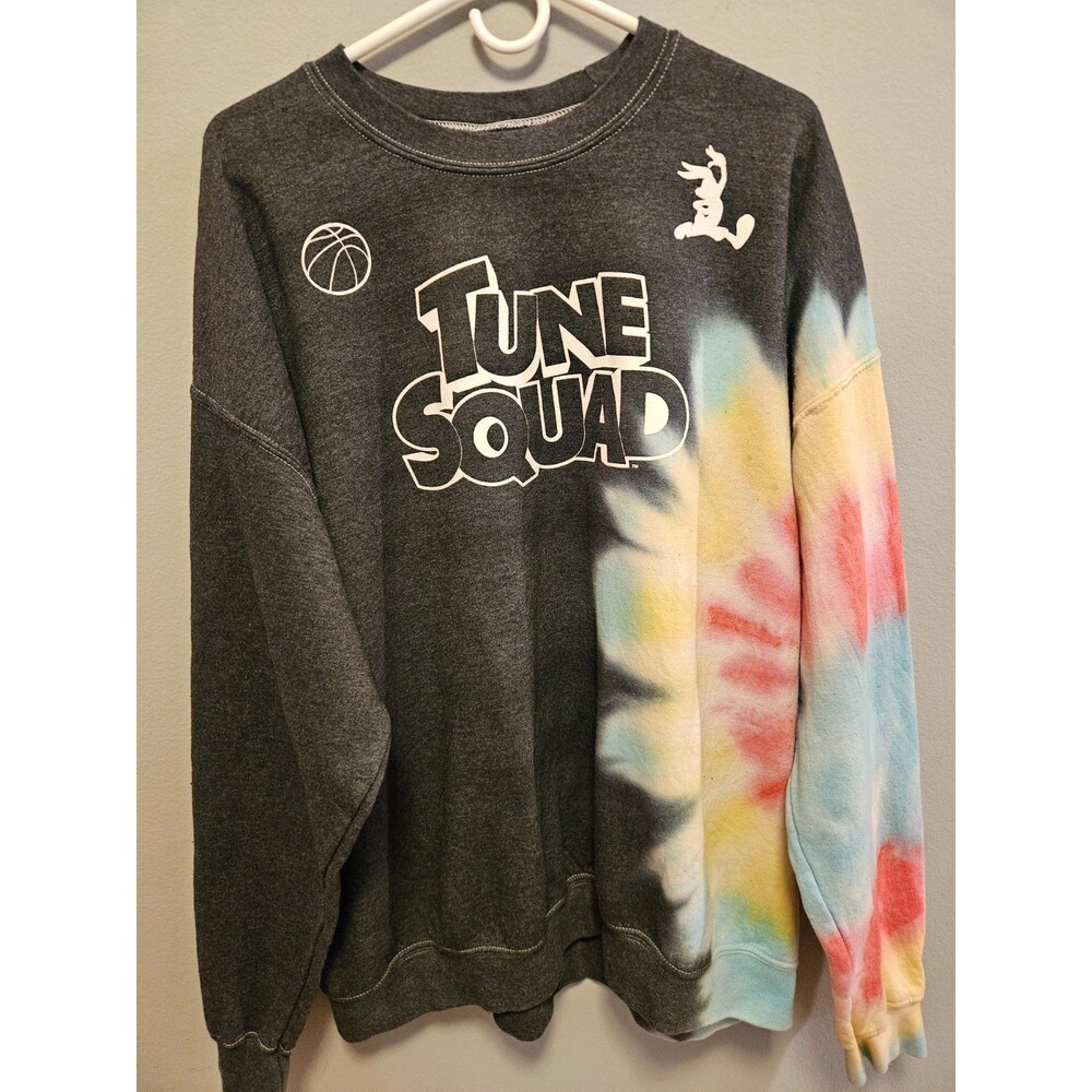 Space Jam Boxlunch Men’s XL Tie Dye Crewneck Sweater